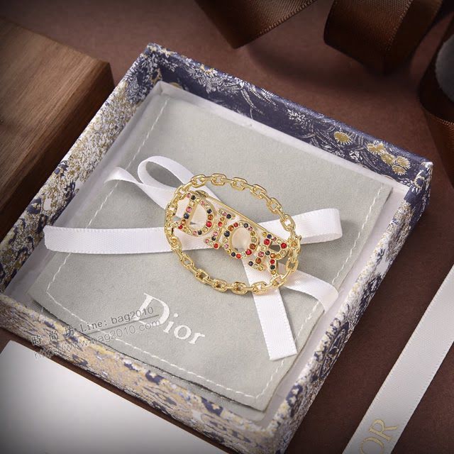 Dior飾品 2021新款DIOR迪奧字母胸針胸花  zgd1211